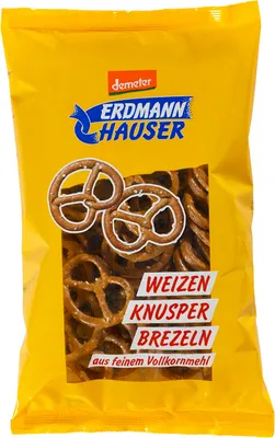 Produktbild von ErdmannHAUSER - demeter Weizenvollkornknusperbrezeln - 125g