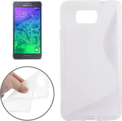 Produktbild von Handyhülle TPU-Schutzhülle für Samsung Galaxy Alpha G850F transparent