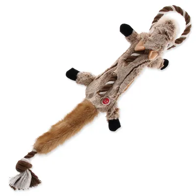 Zdjęcie produktu dla Zabawka DOG FANTASY Skinneeez ze sznurkiem chipmank 57,5 cm 1 szt