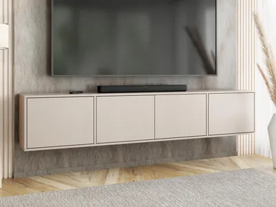 Produktbild von KierMoebel Tv Schrank ICO 4, Modern Lowboard Kaschmir 206,4x42x38,8 cm