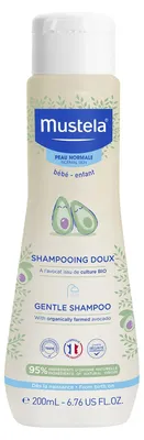 Zdjęcie produktu dla Mustela Gentle Shampoo 200ml, 200 ml, Przetestowane dermatologicznie