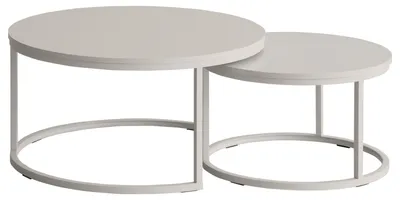 Produktbild von home24 Couchtisch - 2er-Set - Kaschmir