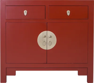 Immagine prodotto di Mobile cinese Asianliving rosso rubino - Collezione Orientique Mobile cinese W90xD40xH80cm Mobile cinese per matrimoni mobile orientale asiatico