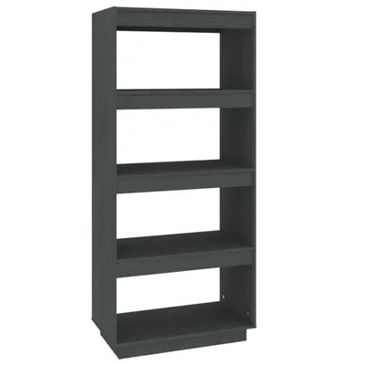 Immagine prodotto di Libreria/divisorio grigio 60x35x135 cm in legno di pino massiccio