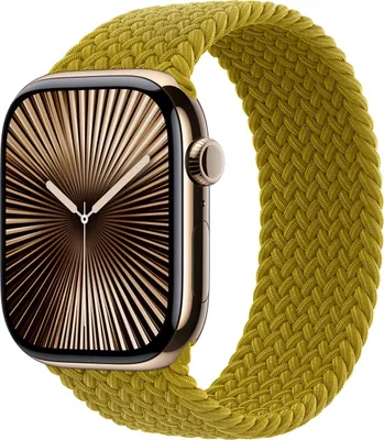 Immagine prodotto di Cinturino intrecciato Solo Loop per Apple Watch Series 1 - 11 / SE / Ultra (44/45/46/49 mm) - Taglia 6 - Chartreuse