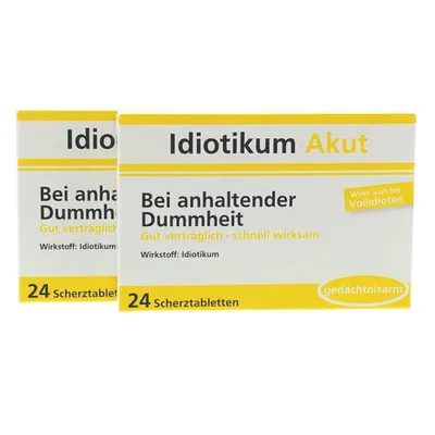 Obrázok produktu pre Joker tablety 22g Idiotikum Akut - čokoládová šošovica