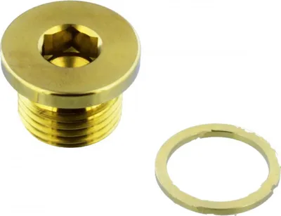 Zdjęcie produktu dla Magnetyczny korek spustowy oleju JMP M16x1.5x10 mm tytan-złoto