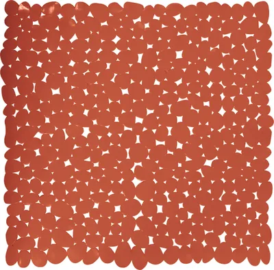Produktbild von MSV Dusche/Bad rutschfeste Matte Badezimmer - pvc - terracotta - 53 x 53 cm