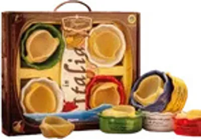 Produktbild von Pasta di Gragnano IGP / PGI Caccavella Terrakotta Schalen - 4 Stk im Geschenkkarton