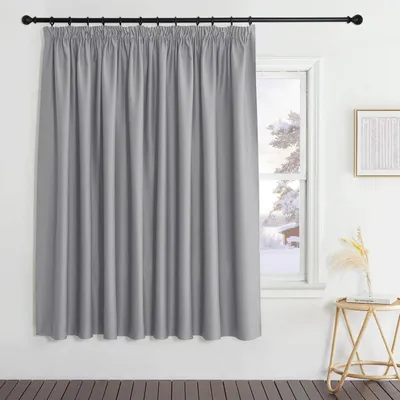 Immagine prodotto di Tende oscuranti termiche, colore grigio argento, dimensioni 175 x 280 cm