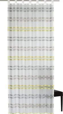 Produktbild von Elbersdrucke Schlaufenschal Kiruna 03 weiß-grün halbtransparent 255x140 cm