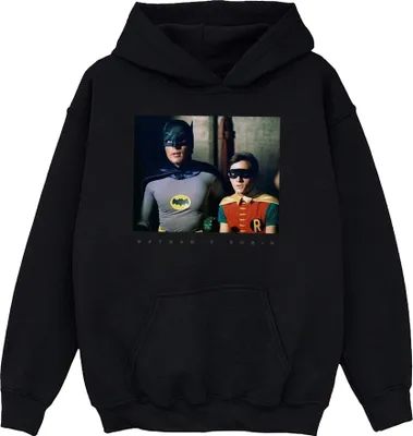Produktbild von DC Comics - "Batman TV Series Dynamic Duo" Kapuzenpullover für Jungen BI4020 (140-146) (Schwarz)
