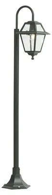 Zdjęcie produktu dla Klasyczny lampion ogrodowy ciemnozielony 135 cm IP44 - Berta