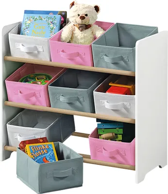 Produktbild von KESPER Kinderaufbewahrungsregal mit Textilkörben, 65 x 30 x 60 cm, 1771813