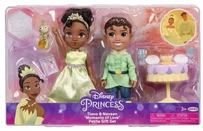 Produktbild von Jakks Pacific Disney Naveen Tiana Und Die Froschpuppe 15 Cm Rosa Kinder Rosa One Size