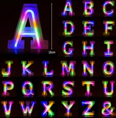 Produktbild von OOTB Neon-Leuchtbuchstabe & Höhe:16 cm