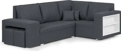 Produktbild von MILO3 Ecksofa mit Schlaffunktion - Grau