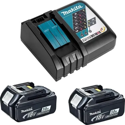 Image de Pack Power 18V LXT (2x3,0 Ah) avec chargeur simple - MAKITA Y-00197