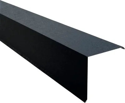 Produktbild von PRECIT Ortgangblech für Trapezblech Anthrazitgrau RAL 7016 Shimoco 80µm 1000 mm x 180 mm x 180 mm x 0,5 mm