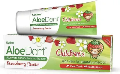 Produktbild von Aloe Dent AloeDent Kinder-Zahnpasta Erdbeer-Geschmack 50ml