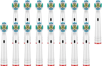 Obrázok produktu pre KOMA NK14 – Sada 16 náhradných hlavíc kompatibilných so zubnými kefkami Braun Oral-B 3D White