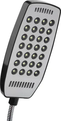 Image de 5V Flexible Gooseneck Mini USB 28 LED Portable Reading Light Computer Lamp With Switch Black