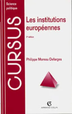 Image de LES INSTITUTIONS EUROPEENNES. : 3ème édition