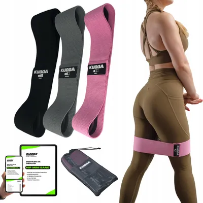 Image de KUDDA Mini Band Set 3 Bandes de Résistance Fitness