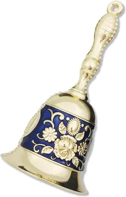 Produktbild von Vintage-Glocke – Antike Tischglocke – Metallische Serviceglocke – Multifunktionale Rufglocke für Hotels – Restaurants – Schulen