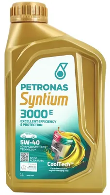 Produktbild von PETRONAS Syntium 3000 E für 5W-40 1 Liter Motoröl Motorenöl 229.5 502 00 505 00 Longlife-01 9.55535-M2 RN0700 RN0710 9.55535-H2 Öl