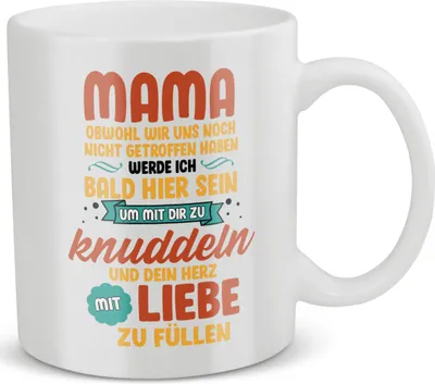 Produktbild von 22Feels Schwangerschaft Geschenk Frauen Werdende Mama Mom To Be Schwanger Babyparty Babyshower Geschenkidee Kaffeetasse Haferl Geburtstag Weihnachten