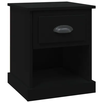 Produktbild von Nachttisch Schwarz 39x39x47,5 cm Holzwerkstoff