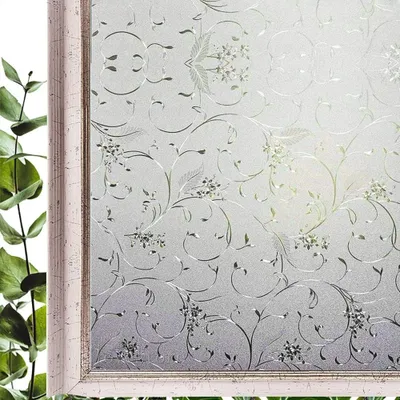 Produktbild von Sichtschutzfolie Fensterfolie blickdicht - 44,5 x 200 cm - Statisch haftend - UV-Schutz