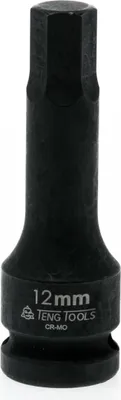Produktbild von Kraft-Steckschlüssel-Einsatz 6-kant mit Vierkantantrieb 1/2"" 12 mm
