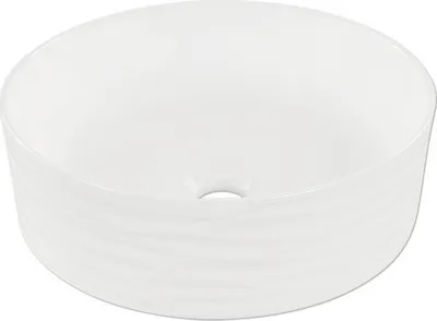 Produktbild von Differnz Aufsatzwaschbecken Wave 37 x 37 cm weiß glänzend 38.010.66