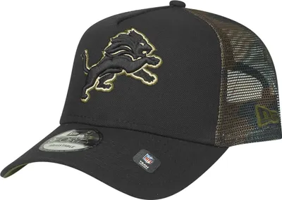 Produktbild von New Era Snapback Trucker Cap - Detroit Lions wood camo