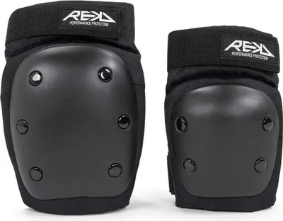 Imagen del producto de Conjunto de protectores reforzados para niños, color negro, talla M