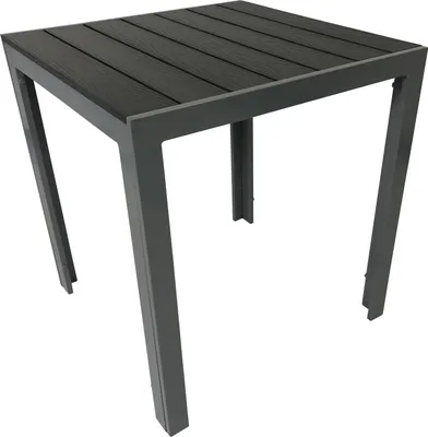 Produktbild von Gartentisch Bistrotisch Alu + Holzimitat 70x70cm