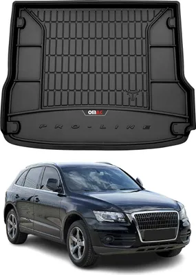 Zdjęcie produktu dla Gumowa wykładzina bagażnika OMAC do Audi Q5 2008-2017 wykładzina bagażnika TPE czarna