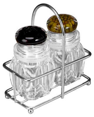 Produktbild von Gewürzflasche - Salz- und Pfefferstreuer aus Acryl, Gewürzaufbewahrungsglas