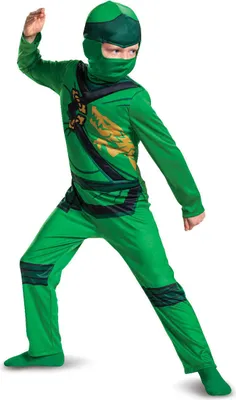 Produktbild von Lego Ninjago - Lloyd Basic Kostüm für Kinder Kindergröße: 122-128