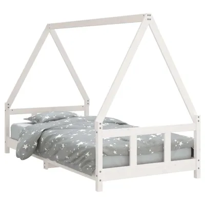 Immagine prodotto di vidaXL Letto per bambini bianco 90x190 cm in legno di pino massiccio