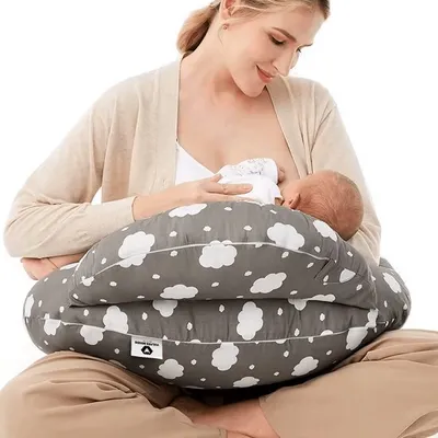 Produktbild von Vulpes Goods Stillkissen, Schwangerschaftskissen, Multifunktional 3in1 Schwangerschaftskissen, Lagerungskissen, Fütterungskissen, Für schwangere Frauen