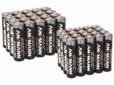 Zdjęcie produktu dla Ansmann Batterie-Set Micro, Mignon, 40 St. (1520-0003)