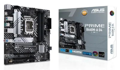Produktbild von Asus 90Mb19K0-M1Eayc Prime B660M-A D4-Csm//Lga1700,B660,Usb3.2 Gen 2,Mb