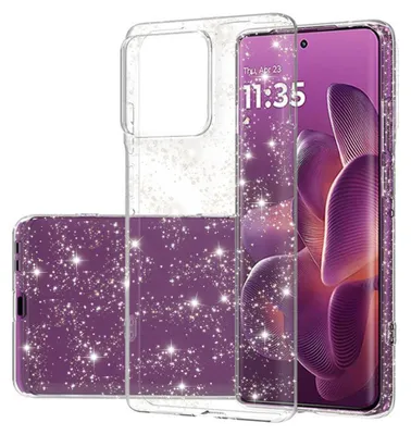 Obrázok produktu pre Techsuit – SparkleSkin Series priehľadný ochranný kryt na Motorola Edge 60 / Edge 60 Fusion – priehľadný