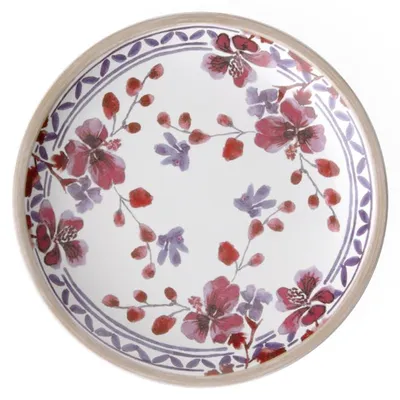Zdjęcie produktu dla Villeroy & Boch Artesano Provencal Lavender, Taca na chleb i masło, Okrągły, Porcelana, Wielobarwny, Artesano Provencal Lavender, 16 cm