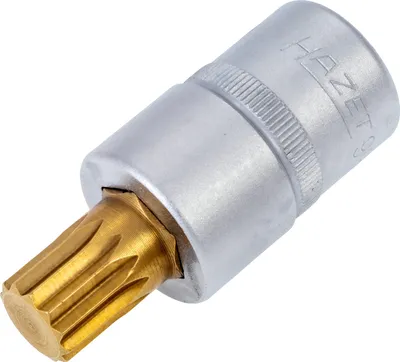 Produktbild von Hazet Schraubendreher-Steckschlüsseleinsatz 990-14, 1/2 (12,5 mm) Vierkant hohl, Innen Vielzahn Profil XZN, SW M14