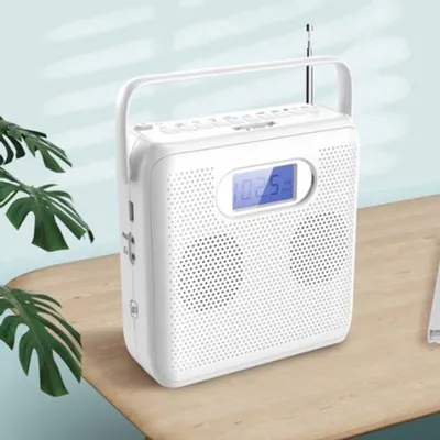 Image de Lecteur CD portable avec Bluetooth et radio FM - Compatible USB et MP3 - Idéal pour les déplacements