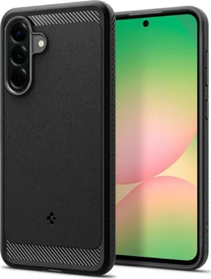 Produktbild von Spigen Case Rugged Armor Galaxy A56 5G Matte Black